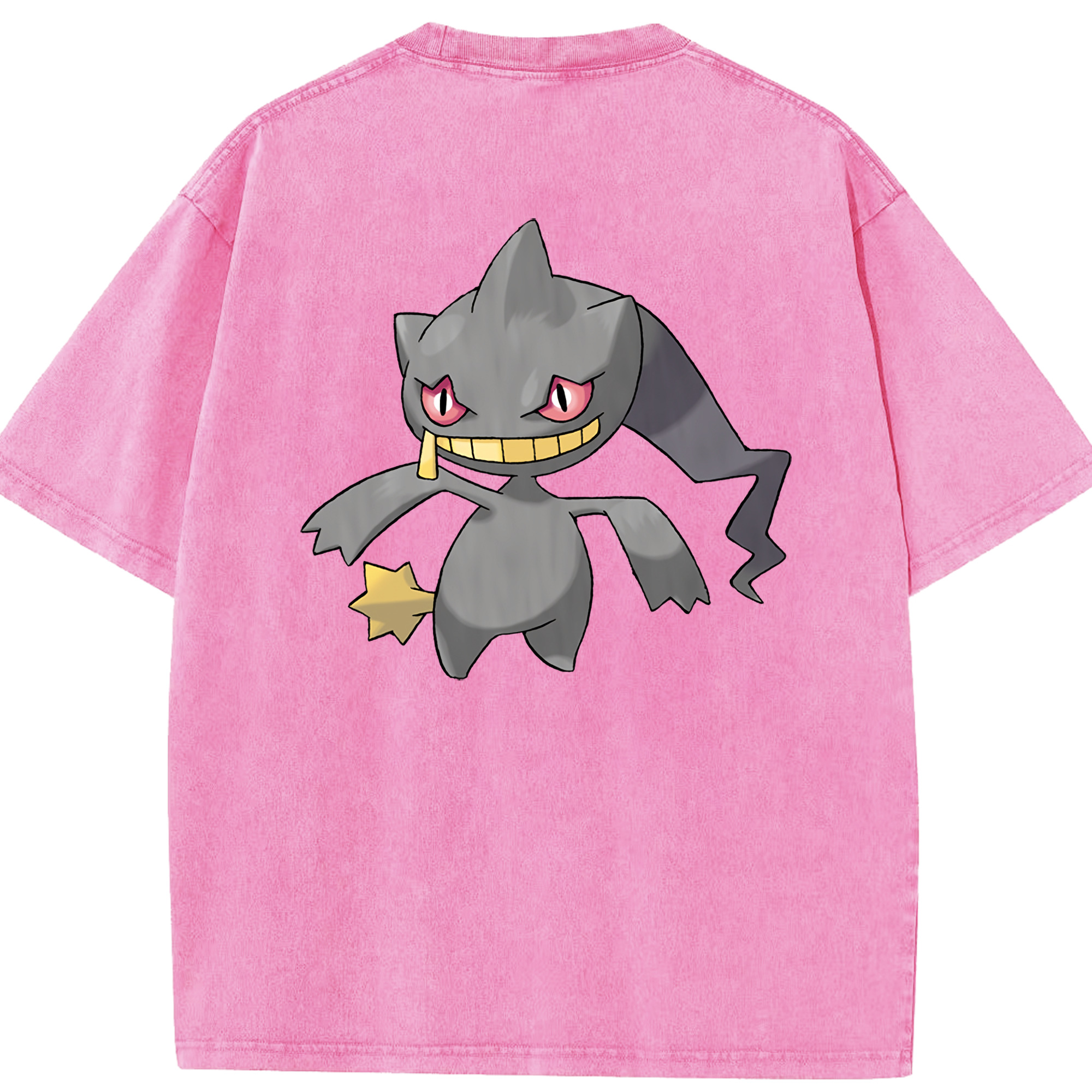 （画像用） ポケットモンスター Pokémon 綿100% ヴィンテージ風 半袖Tシャツ（背面プリント）